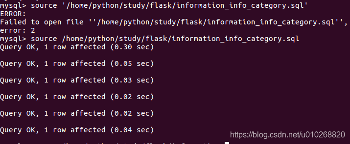 Failed to open file ''****.sql'', error: 2的解决方案_failed to openflesync ...