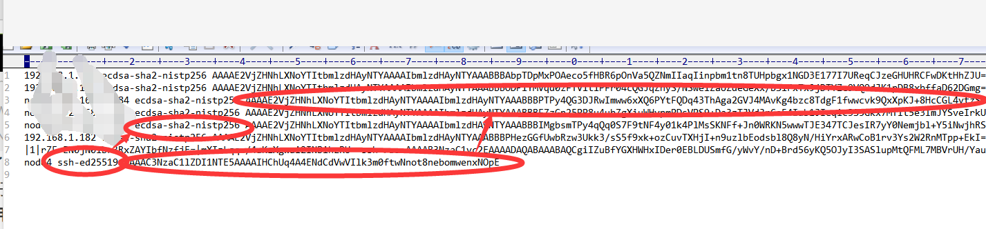 找到密钥不同处