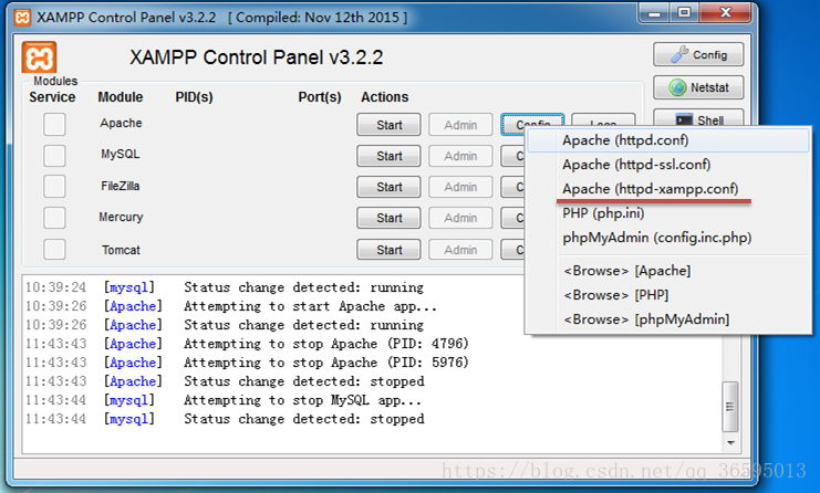 最详细的XAMPP的安装及使用教程（图文）