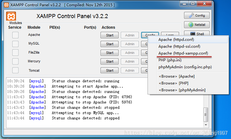 最详细的XAMPP的安装及使用教程(图文)