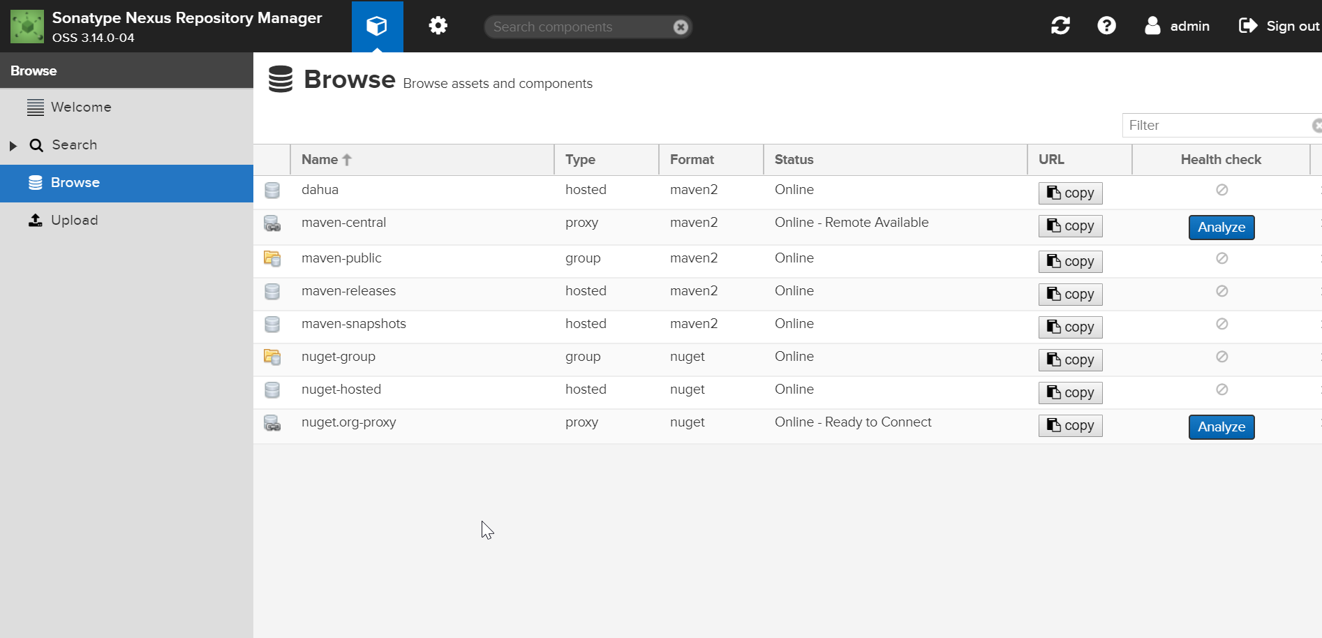 sonatype nexus oss download