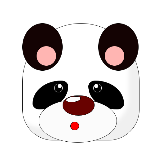 纯css绘制小熊脸float小练习