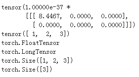 pytorch中的tensor和tensor