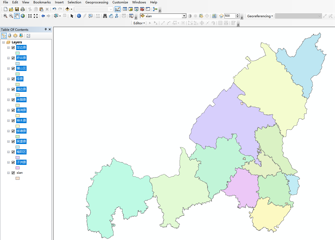 如何使用ArcGIS中的Arcmap进行矢量和栅格数据裁剪？