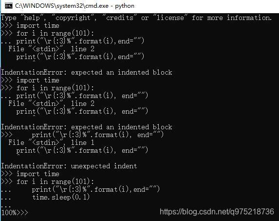 Python：Indentationerror:Expected An Indented Block错误_浅白Iii的博客-Csdn博客