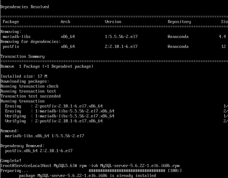 failed dependencies:libgcc_s.so.1 is needed by MySQL-server-5.6.22-1.e16.i68 Linux下安装MySQL缺少包依赖解决方法