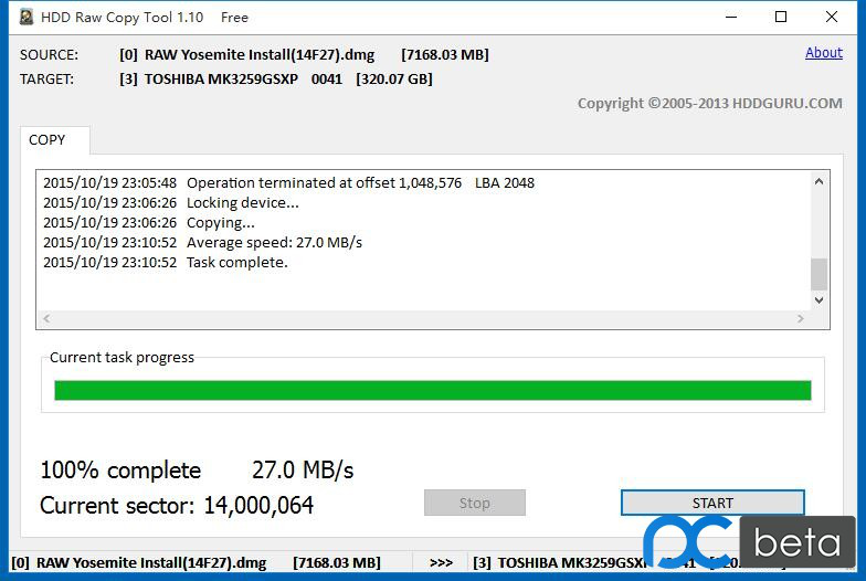 使用hdd Raw Copy Tool 创建os X 系统安装盘 角落裏的貓的博客 Csdn博客