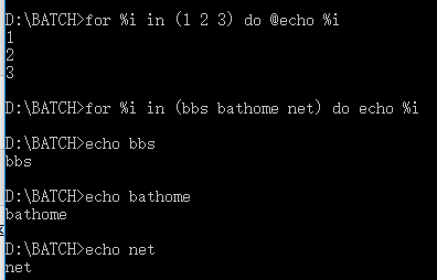 bat批处理 for循环_批处理 for /f