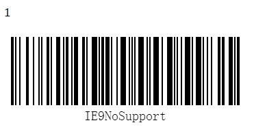 JsBarcode运行截图chrome