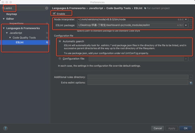 download eslint webstorm