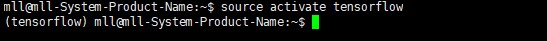 source activate tensorflow