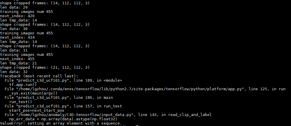 setting an array element with a sequence.