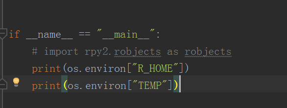 Python调用R KeyError: