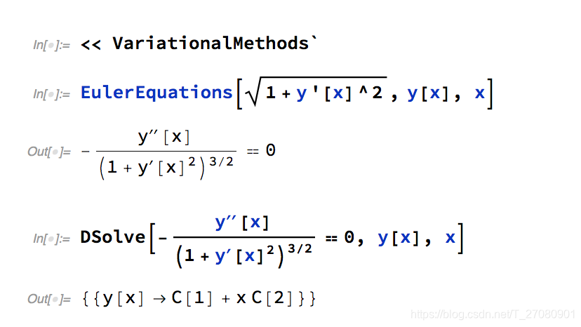 Mathematica变分法