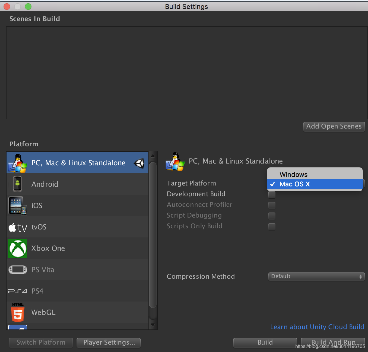 Mac Unity 导出exe U014196765的博客 Csdn博客