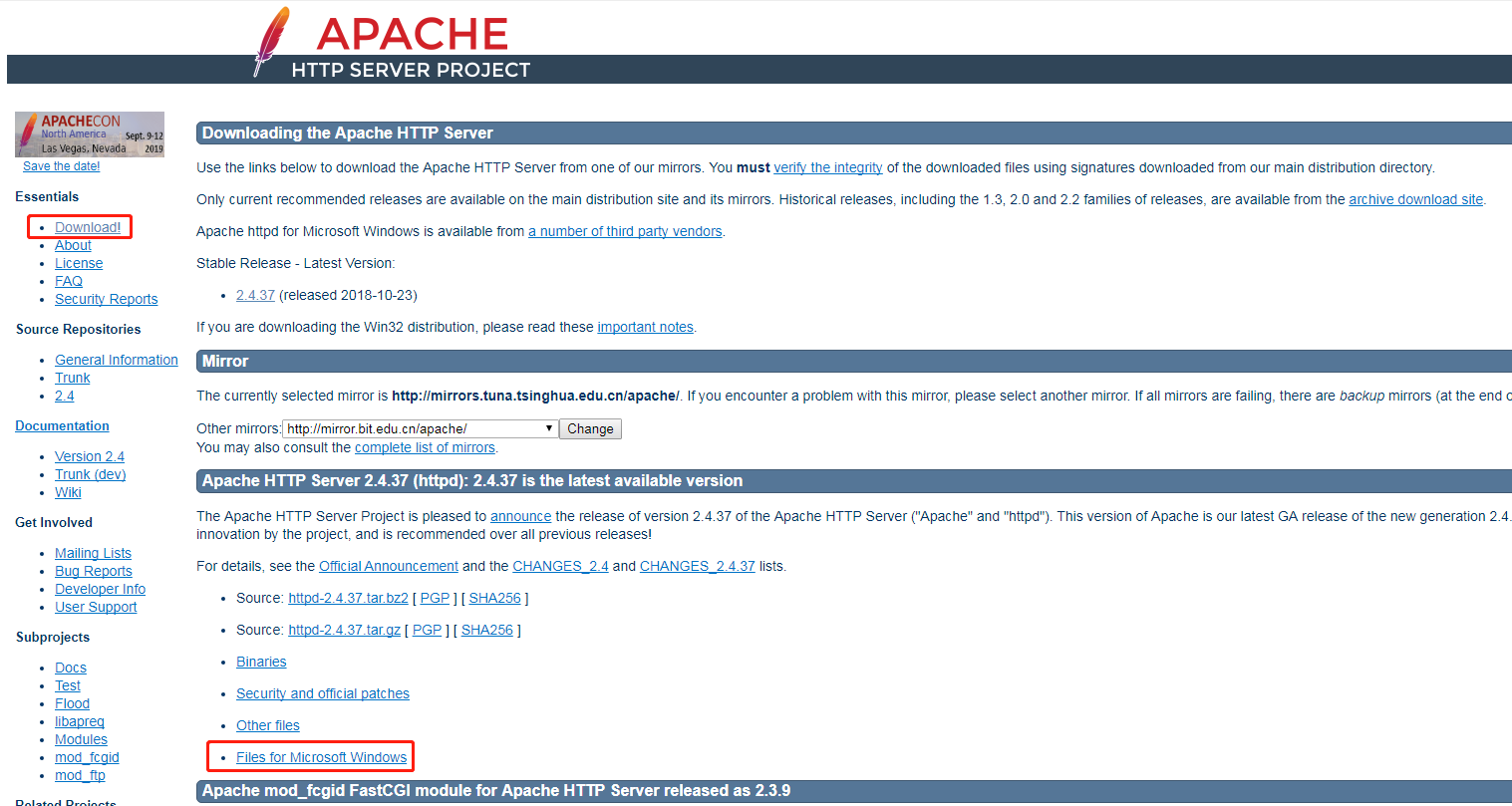 windows Apache 的安装和配置教程_win版 apache安装配置默认serverroot-CSDN博客