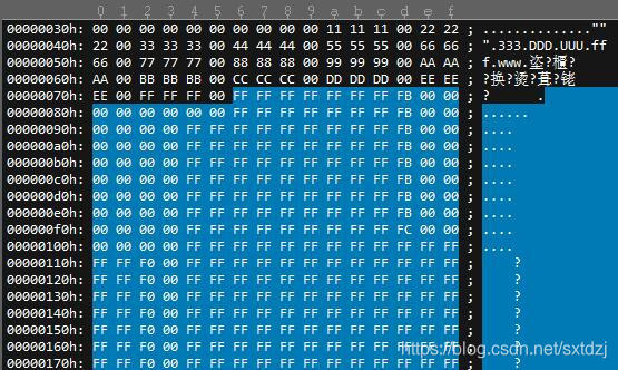 4-bit BMP image data