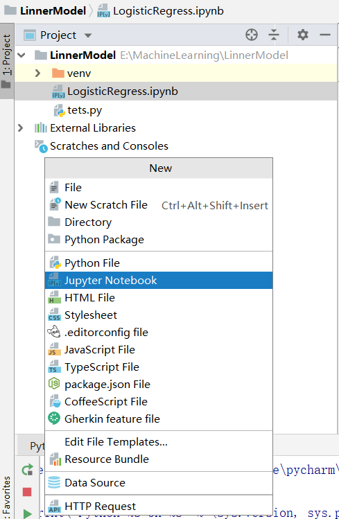 pycharm community jupyter notebook