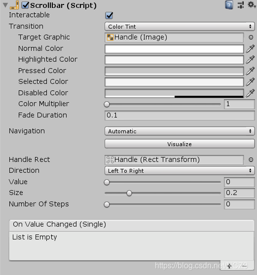 Unity UGUI(八)Scrollbar(滚动条)_unity scrollbar value 最后一行-CSDN博客