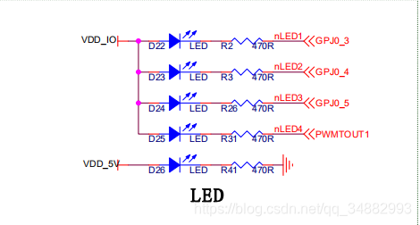 LED原理图