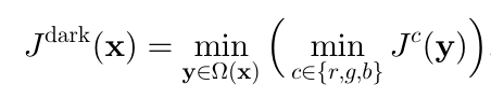 暗通道的数学定义