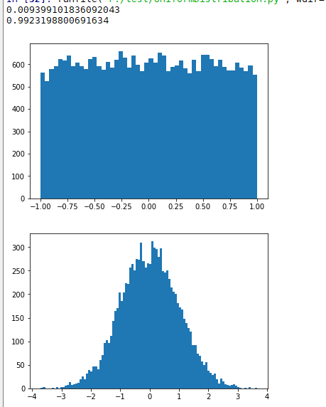 均匀分布叠加与正态分布叠加