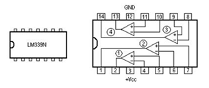 图2-1-4（b）LM339管脚图