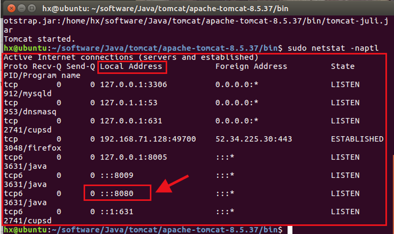 Ubuntu 16.04下安装和配置Tomcat_