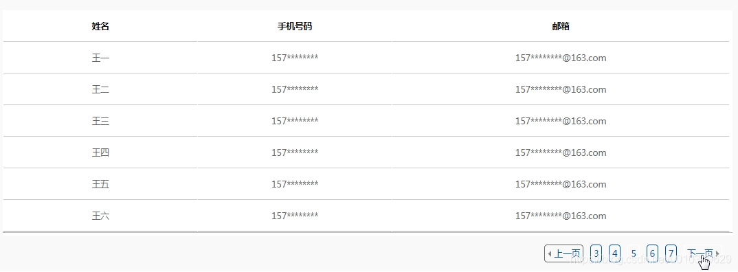 JS实现动态页码及分页导航