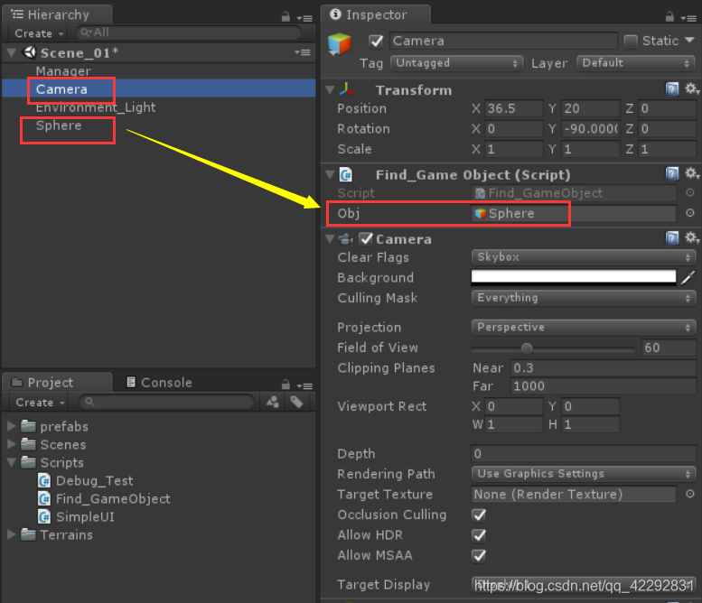 Unity3D - 【GameObject】游戏对象的操作(一)_public gameobject-CSDN博客