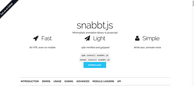 Snabbt.js