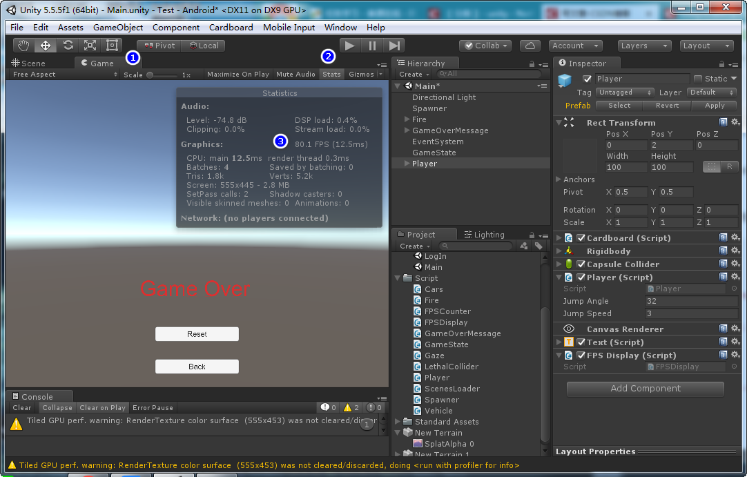 Unity显示fps帧数 路漫漫其修远兮 Csdn博客 Unity 显示fps