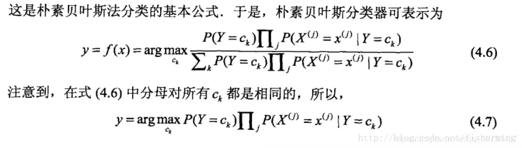 Bayesian classifier