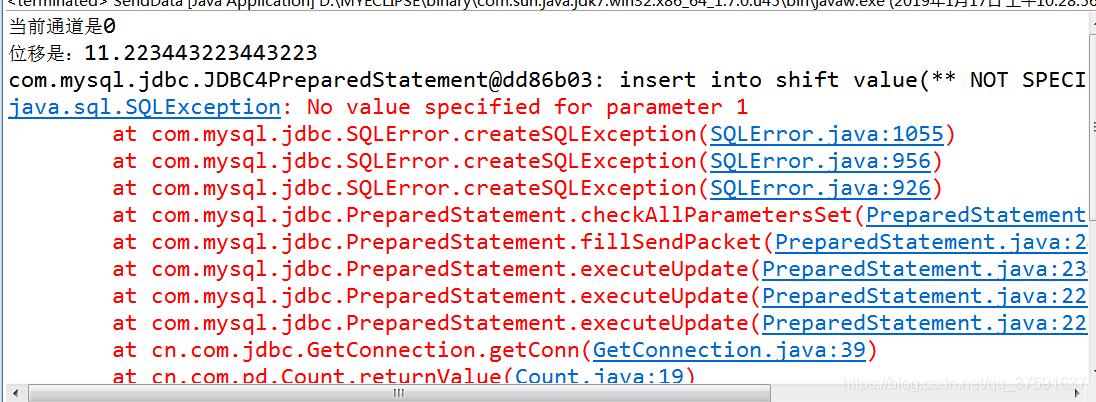 java.sql.SQLException: No value specified for parameter 1-CSDN博客
