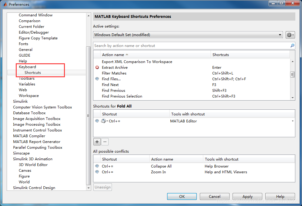 Matlab shortcut key setting method and common shortcut keys ...