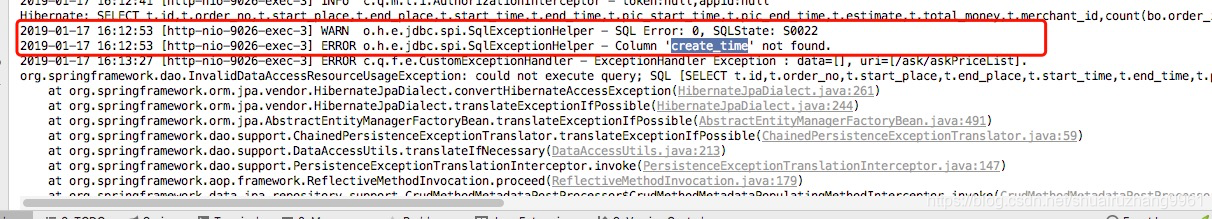 关于hibernate报错SQL Error :0 SQLState :s0022  Column “name” not found 的问题