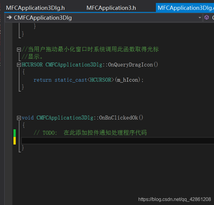 在里面编辑代码 CDoctor Doctor; Doctor.DoModal();