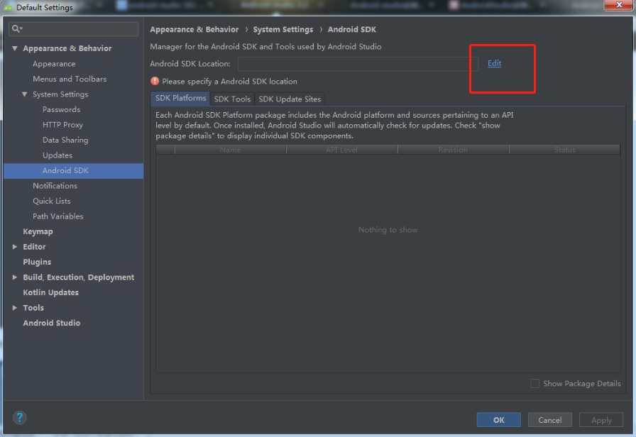 android studio安装与环境配置