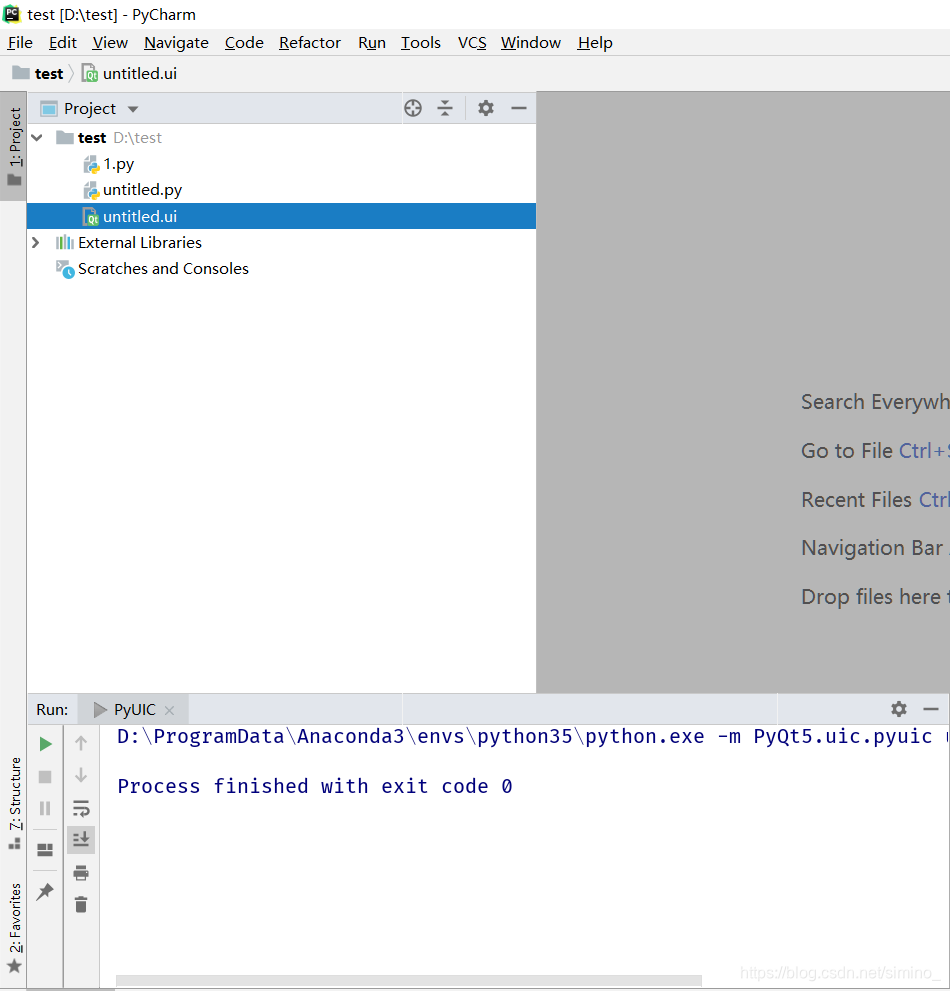 解决PyQt5 ImportError:DLL load failed:找不到指定模块_from pyqt5.qtgui import ...