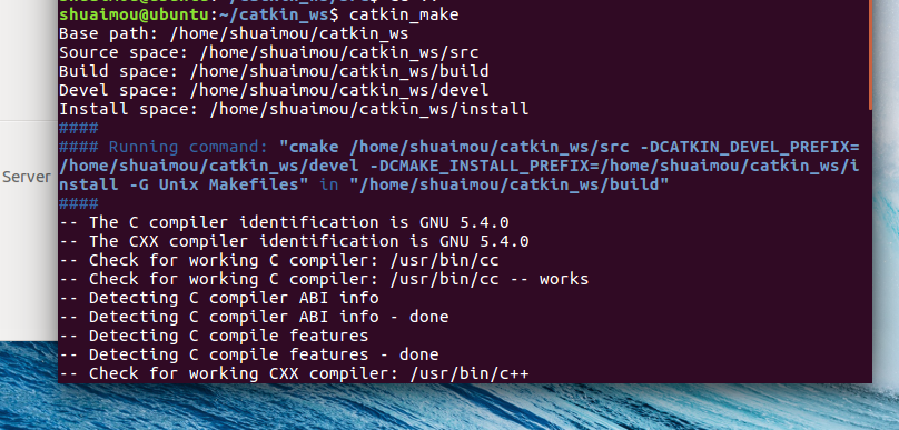 txt 文件1catkin_init_workspace步骤二:src 目录下,右键打开终端.