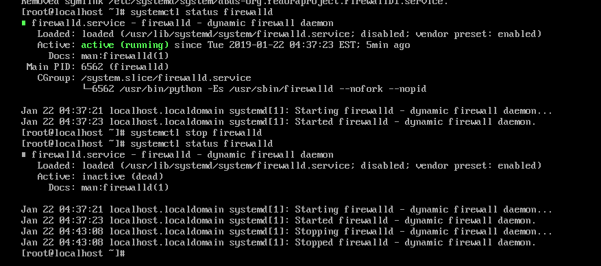 Linux系统关闭防火墙命令