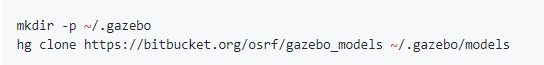 How to get the gazebo models after initial install