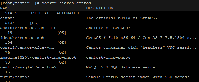 Docker搜索镜像（images）