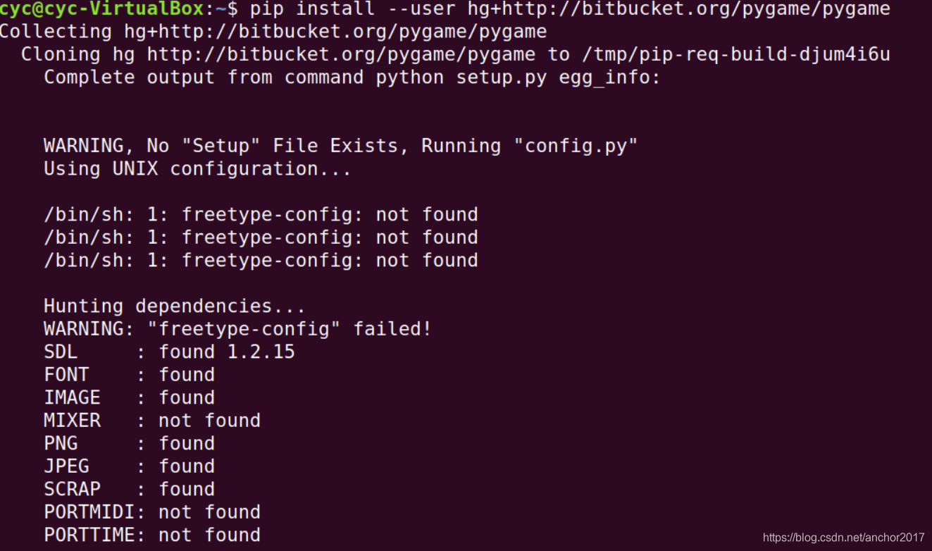安装pygame Ubuntu18 04lts Python3 6 Anchor2017的博客 Csdn博客 Ubuntu18 04安装pygame