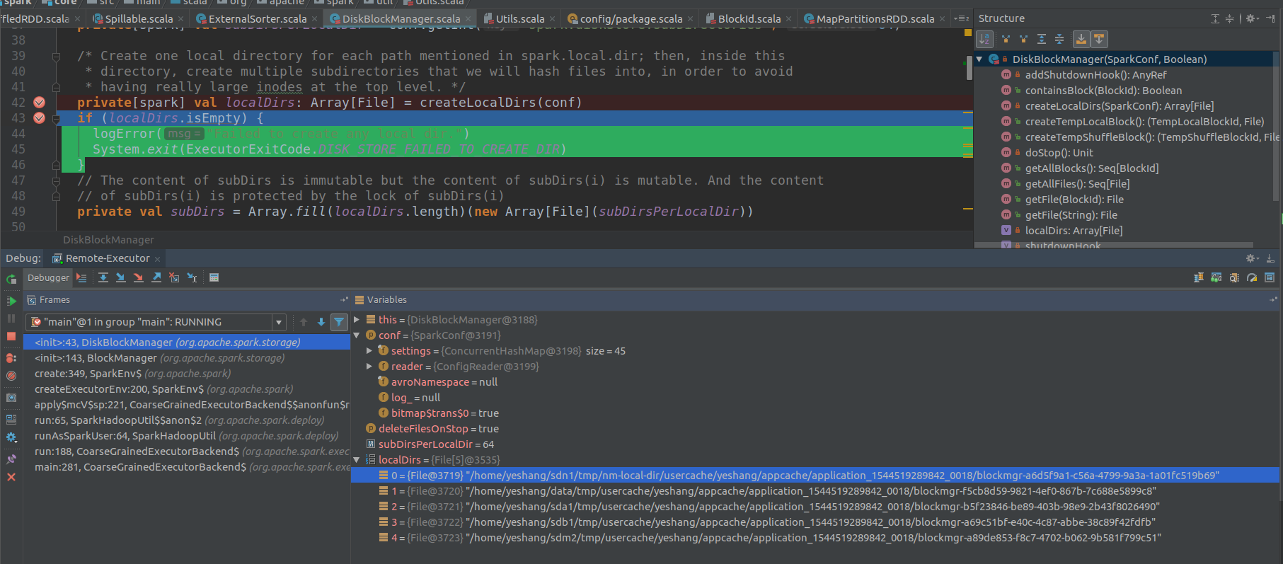 分析 在 YARN 模式下的 Spark 里 BlockManager 的 LOCAL_DIRS_yarn local dirs can't be emptyCSDN博客