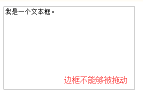 resize:none; 禁止文本框被拖动大小