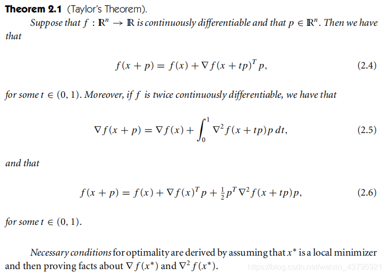 多元函数泰勒公式和中值定理