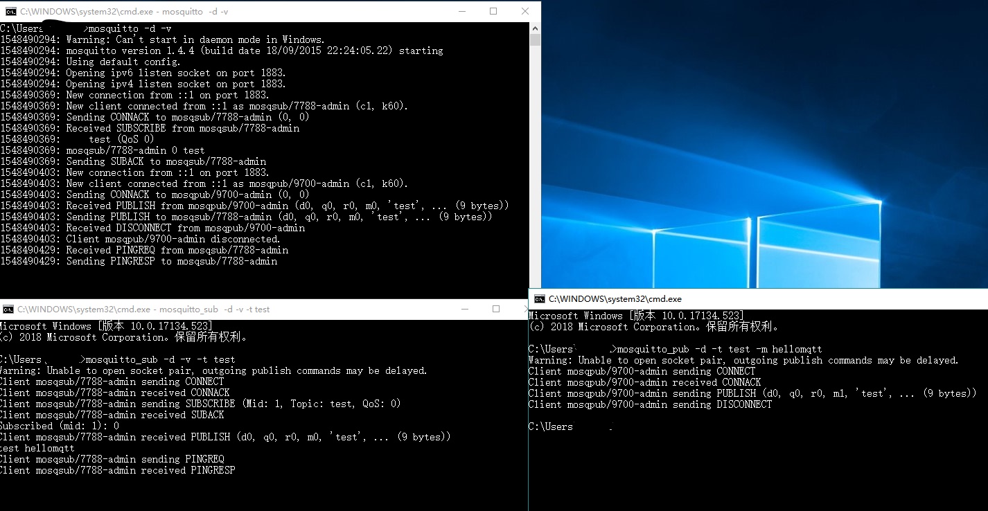 mosquitto 在 Windows 上的安装