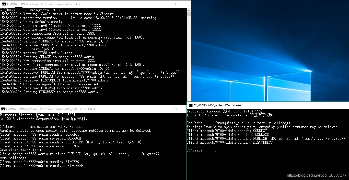 mosquitto 在 Windows 上的安装