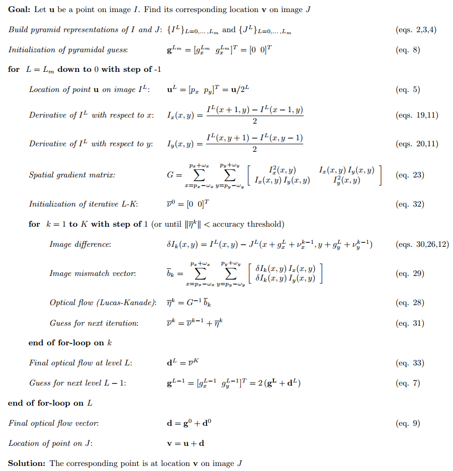 L-k金字塔算法伪代码